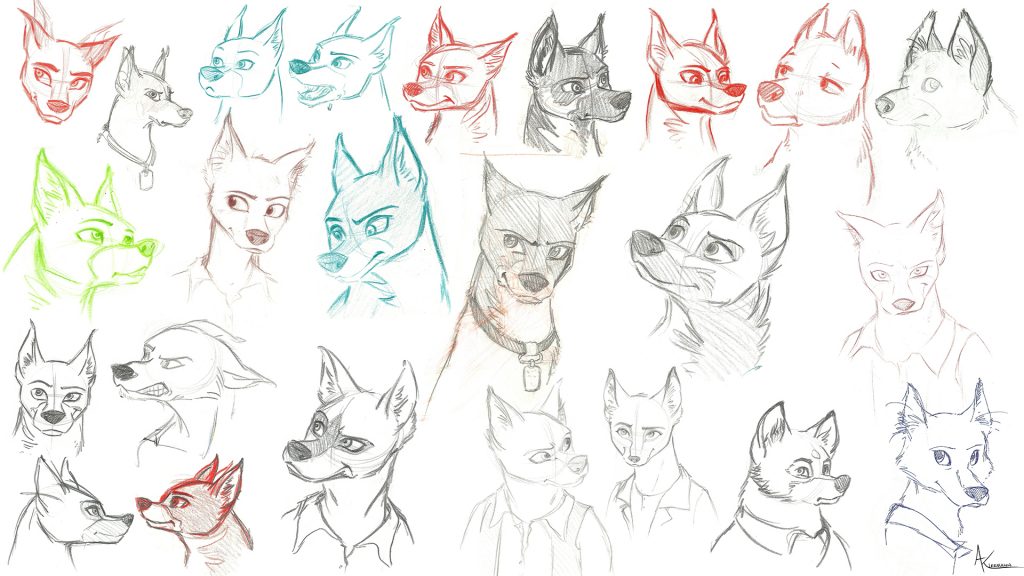 Character Design 1 (Doggy Bag)