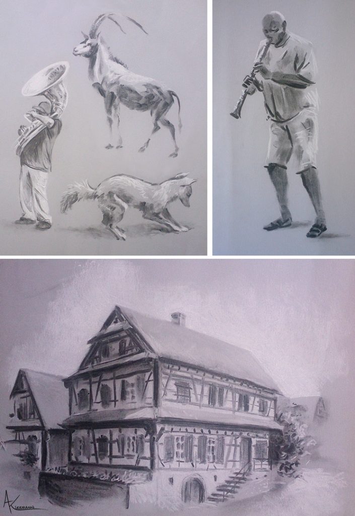 Charcoal Sketches