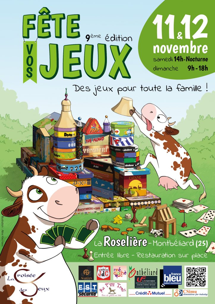 Poster for a Gameboard Festival