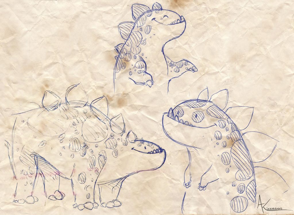 Funny dinosaurs